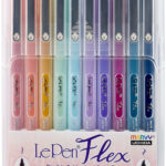 Marvy Uchida LePEN FLEX PASTEL MARKER SET 10pc