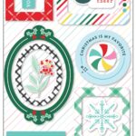 Pinkfresh Studio HOLIDAY MAGIC CHIPBOARD FRAMES 15pc