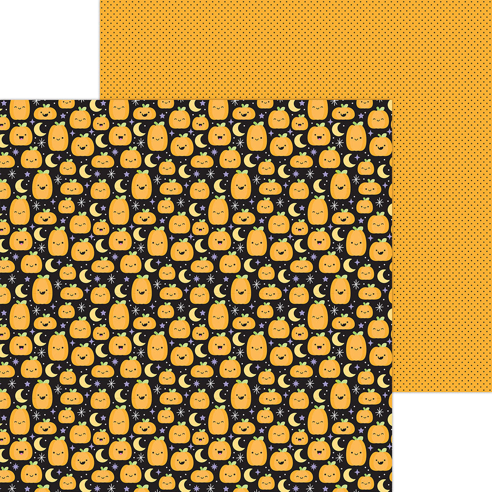 66431FF0-63AC-4E0D-8EBD-3DE0DAD0F99A.jpg Doodlebug Sweet & Spooky HALLOWEEN NIGHT 12"X12 Scrapbook Paper - Image 1