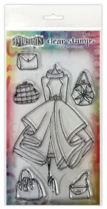 Ranger DYLUSIONS COUTURE CLEAR STAMPS Acrylic Set - Image 3