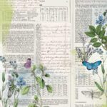 49 and Market Curators Botanical RECORDS 12"X12" Scrapbook Paper - Image 2