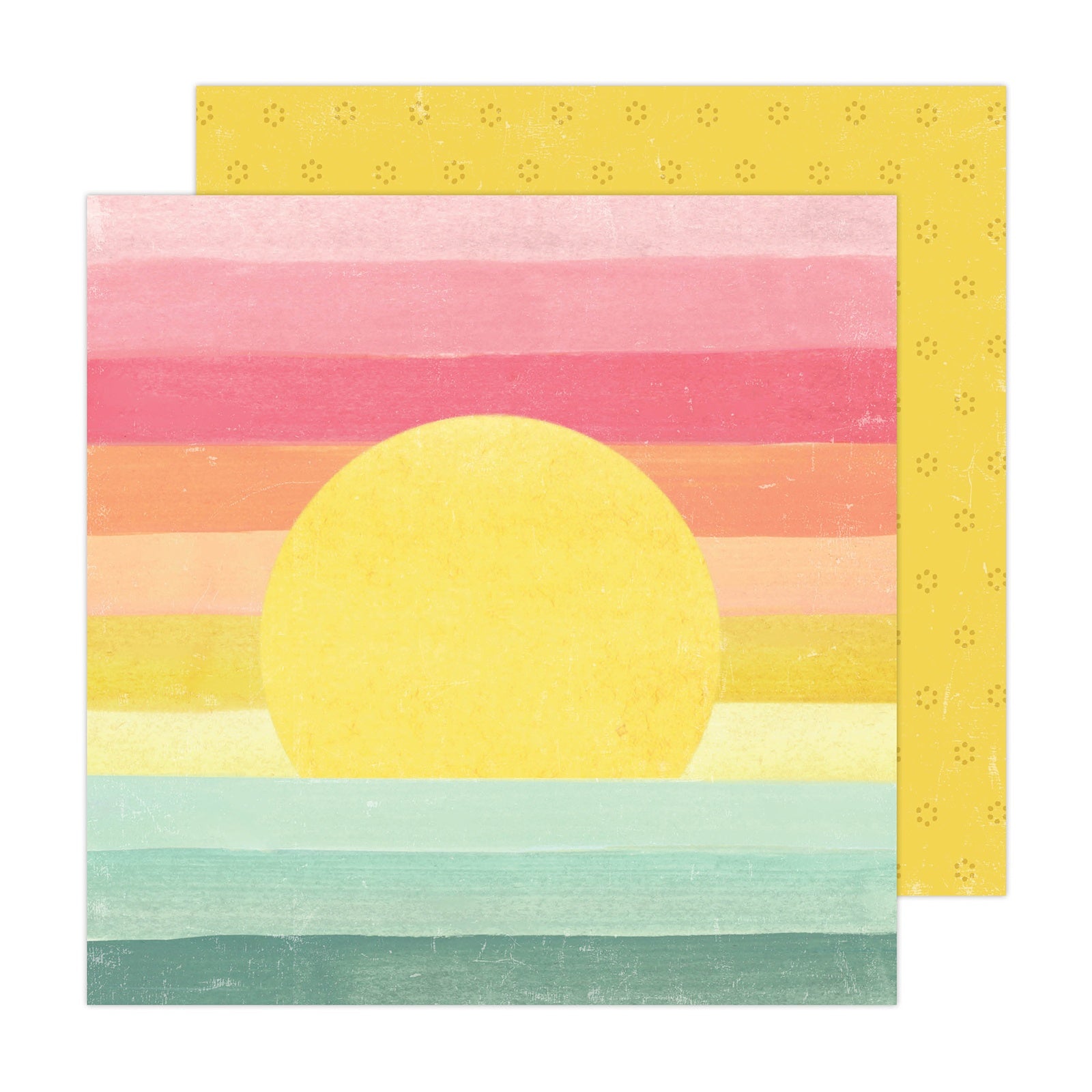 669592PR.jpg Heidi Swapp Sun Chaser SUNSET SKIES 12"X12" Paper - Image 1