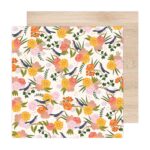 Jen Hadfield Live & Let Grow TREE TOPS 12"X12" Scrapbook Paper