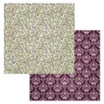 Bo Bunny Willow & Sage BRANCHES 12"X12" Scrapbook Paper