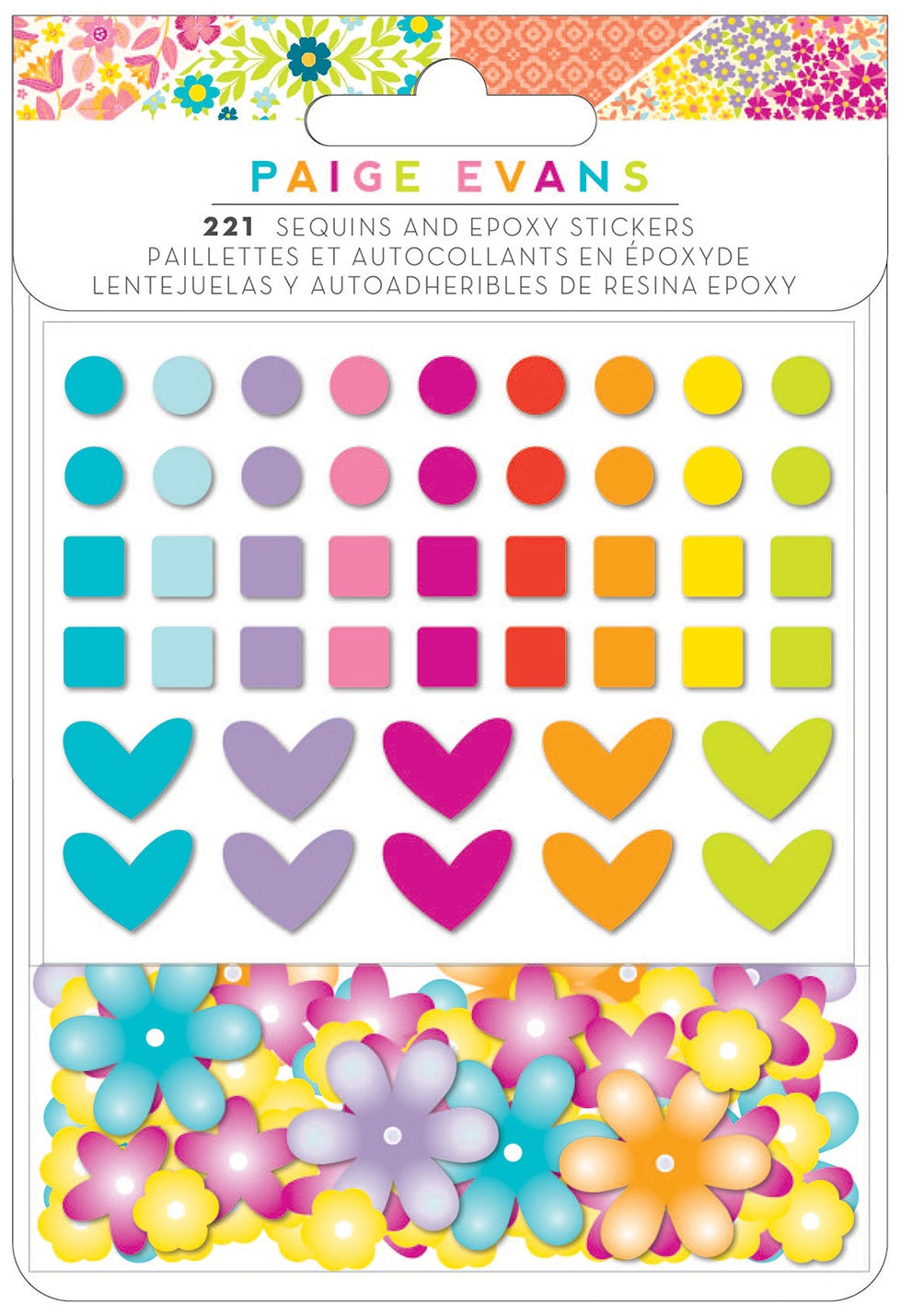 669788MK.jpg Paige Evans SPLENDID Sequins And Epoxy Stickers 221pc - Image 1