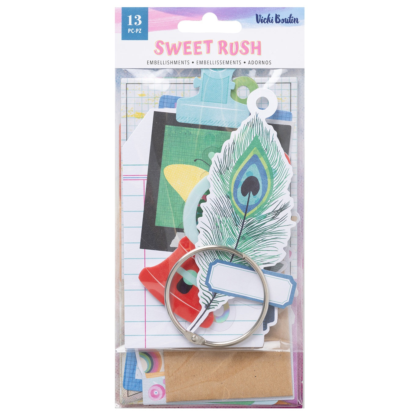 669874PK.jpg Vicki Boutin SWEET RUSH Embellishments Tags - Image 1