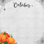 OCTOBER MEMORIES Scrapbook Customs Kit 3pc - Image 3