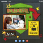Reminisce There’s No Place Like Home HOMESCHOOL 12X12 Scrapbook Sheet - Image 2