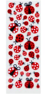 Sticko LADYBUGS Themed Puffy Stickers 44pc - Image 2