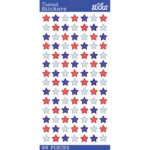 Sticko 4TH OF JULY STAR REPEATS Themed Stickers 98pc - Image 2