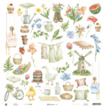 P13 HELLO SUMMER 07 12"X12" Cutapart Scrapbook Paper - Image 2