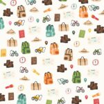Simple Stories Into The Wild HELLO ADVENTURE 12X12 Scrapbook Paper - Image 3