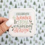 Crate Paper MITTENS & MISTLETOE CHIPBOARD 12”X12” Stickers - Image 2