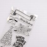 Crate Paper MITTENS & MISTLETOE STAMPS Clear Acrylic 8pc - Image 2