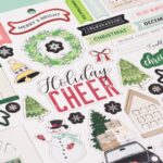 Vicki Boutin EVERGREEN & HOLLY Chipboard Stickers 65pc - Image 2