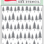 Echo Park OH CHRISTMAS TREE Stencil 6"X6"