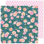 Paige Evans GARDEN SHOPPE #20 FLOWERS 12"X12" Scrapbook Paper