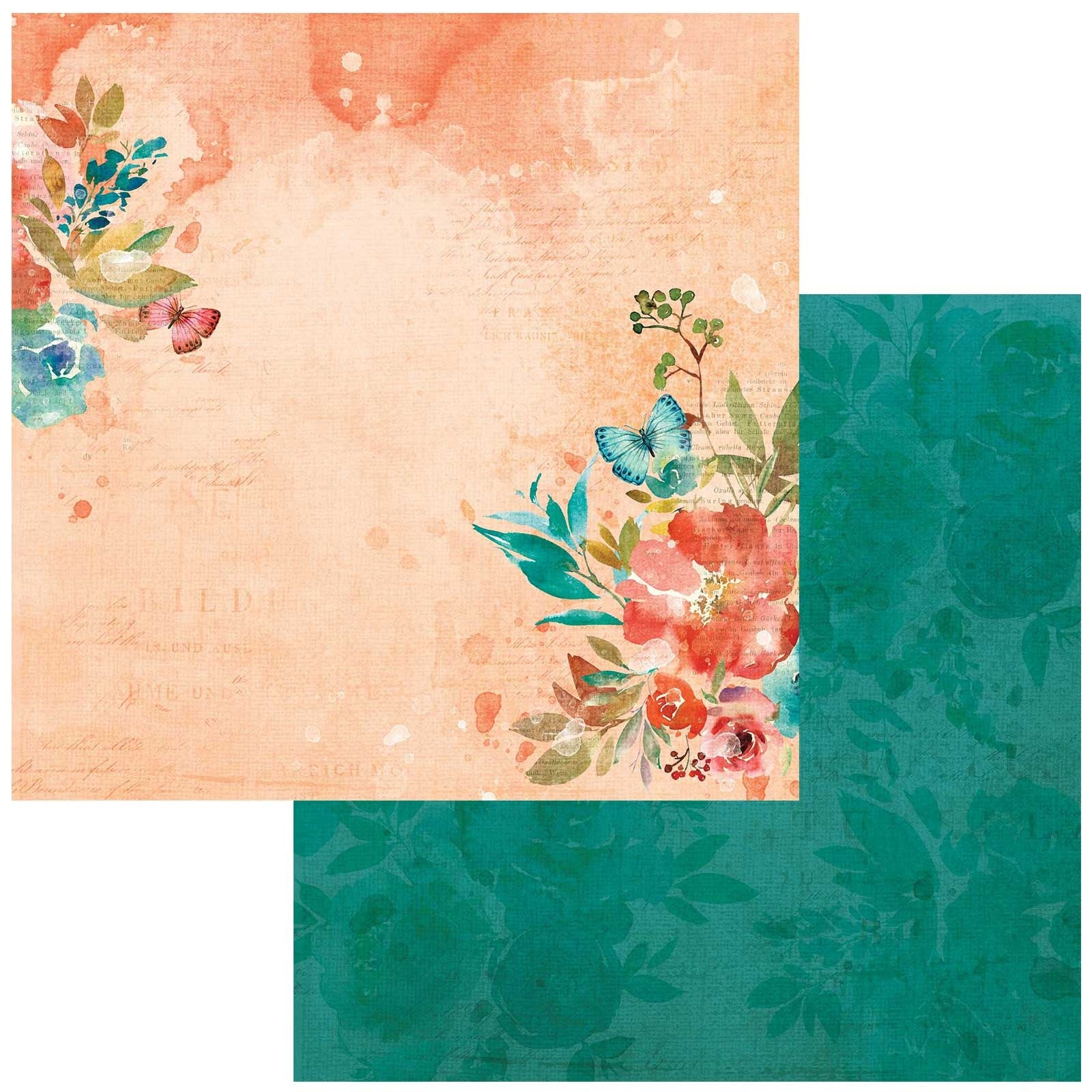 678403PR.jpg 49 and Market ArtOptions ALENA PEEK-A-BOO 12"X12" Scrapbook Paper - Image 1