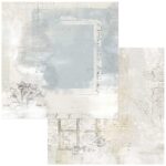 49 and Market Vintage Artistry Serenity SUBTLETIES 12"X12" Scrapbook Paper