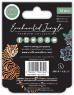 Craft Consortium Enchanted Jungle TIGER CHARMS Metal 15pc - Image 2