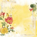 49 and Market Vintage Artistry Countryside SUNSET BLOOM 12"X12" Scrapbook Paper - Image 2