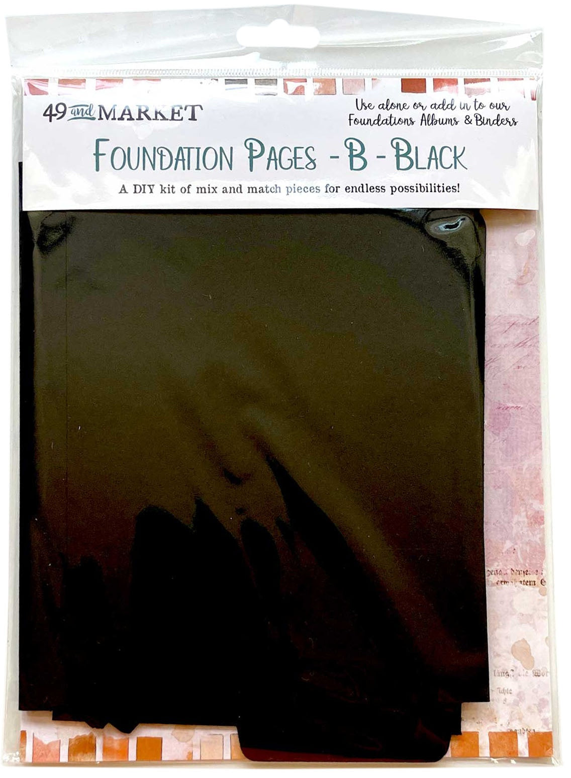 681582PK.jpg 49 and Market Foundation PAGES B BLACK 18pc - Image 1