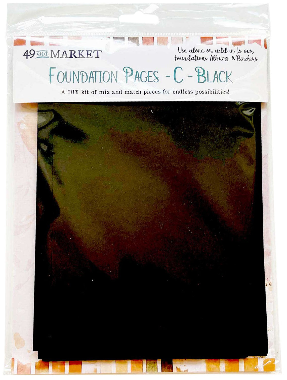 681584PK.jpg 49 and Market Foundation PAGES C BLACK 18pc - Image 1