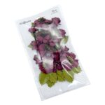 49 and Market WILDFLOWERS PLUM Handmade Paper Flowers 12pc