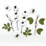 49 and Market WILDFLOWERS PLUM Handmade Paper Flowers 12pc - Image 12