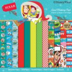Creative World Of Crafts TOY STORY CHRISTMAS 8”X8" Card Making Paper Pad