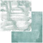 49 and Market Vintage Artistry TRANQUILITY COLORED FOUNDATIONS 1 12"X12" Scrapbook Paper