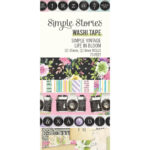 Simple Stories SIMPLE VINTAGE LIFE IN BLOOM Washi Tape 5 Rolls
