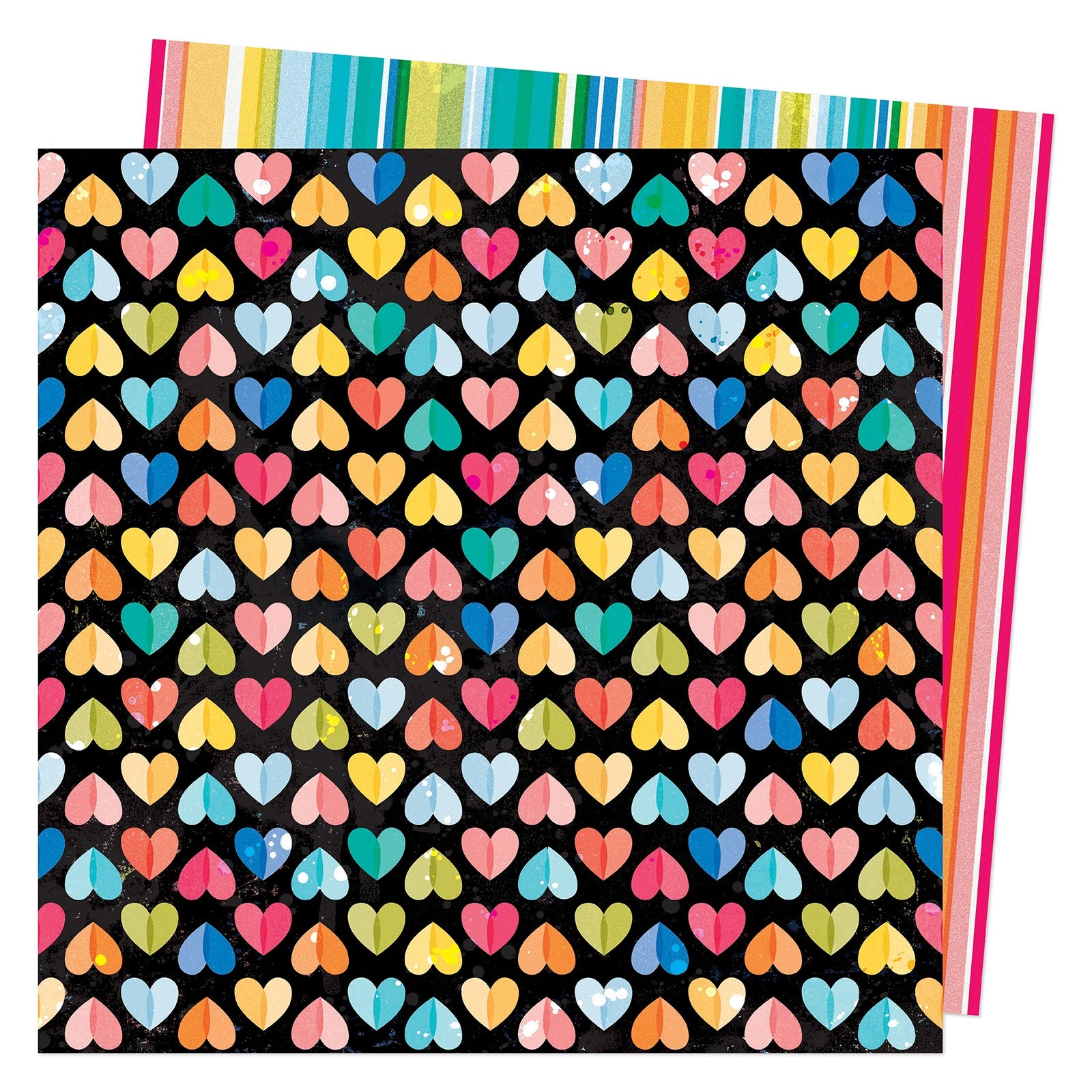 686303PR.jpg Vicki Boutin Where to Next LOVE IT HERE 12”X12” Scrapbook Paper - Image 1