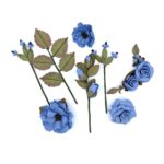 49 and Market NATURE'S BOUNTY CORNFLOWER Handmade Paper Flowers 12pc - Image 3