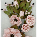 49 and Market NATURE'S BOUNTY TAFFY Handmade Paper Flowers 12pc