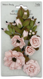 49 and Market NATURE'S BOUNTY TAFFY Handmade Paper Flowers 12pc
