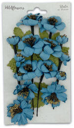 49 and Market Handmade Paper Flowers WILDFLOWERS 12pc - Image 3