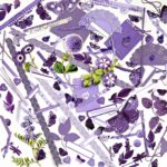 49 and Market Color Swatch LAVENDER LASER CUT ELEMENTS 124pc - Image 3
