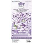 49 and Market Color Swatch LAVENDER LASER CUT ELEMENTS 124pc
