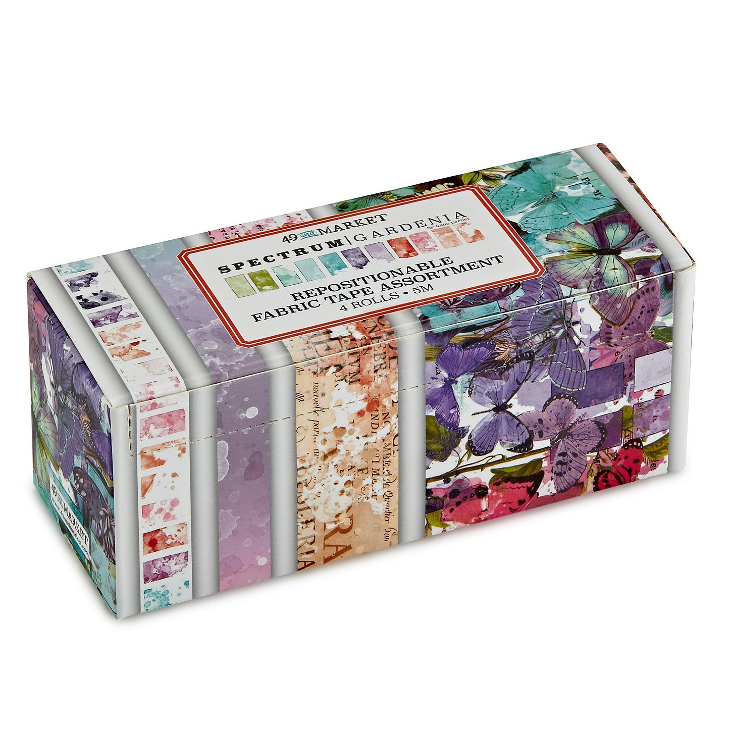 687729PK.jpg 49 and Market SPECTRUM GARDENIA FABRIC TAPE 4 Rolls Repositionable - Image 1