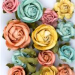 Little Birdie Handmade Flowers FOINA VIVID PALETTE 20pc