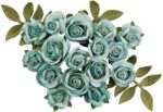 Little Birdie Handmade Flowers FOINA OCEAN MIST 20pc - Image 2