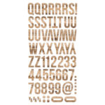 Simple Stories COLOR VIBE WOODS Foam Alpha Letter Stickers - Image 4