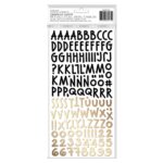 Thickers PEPPERMINT KISSES Gold Foil Accents Chipboard Letter Stickers 268pc - Image 2