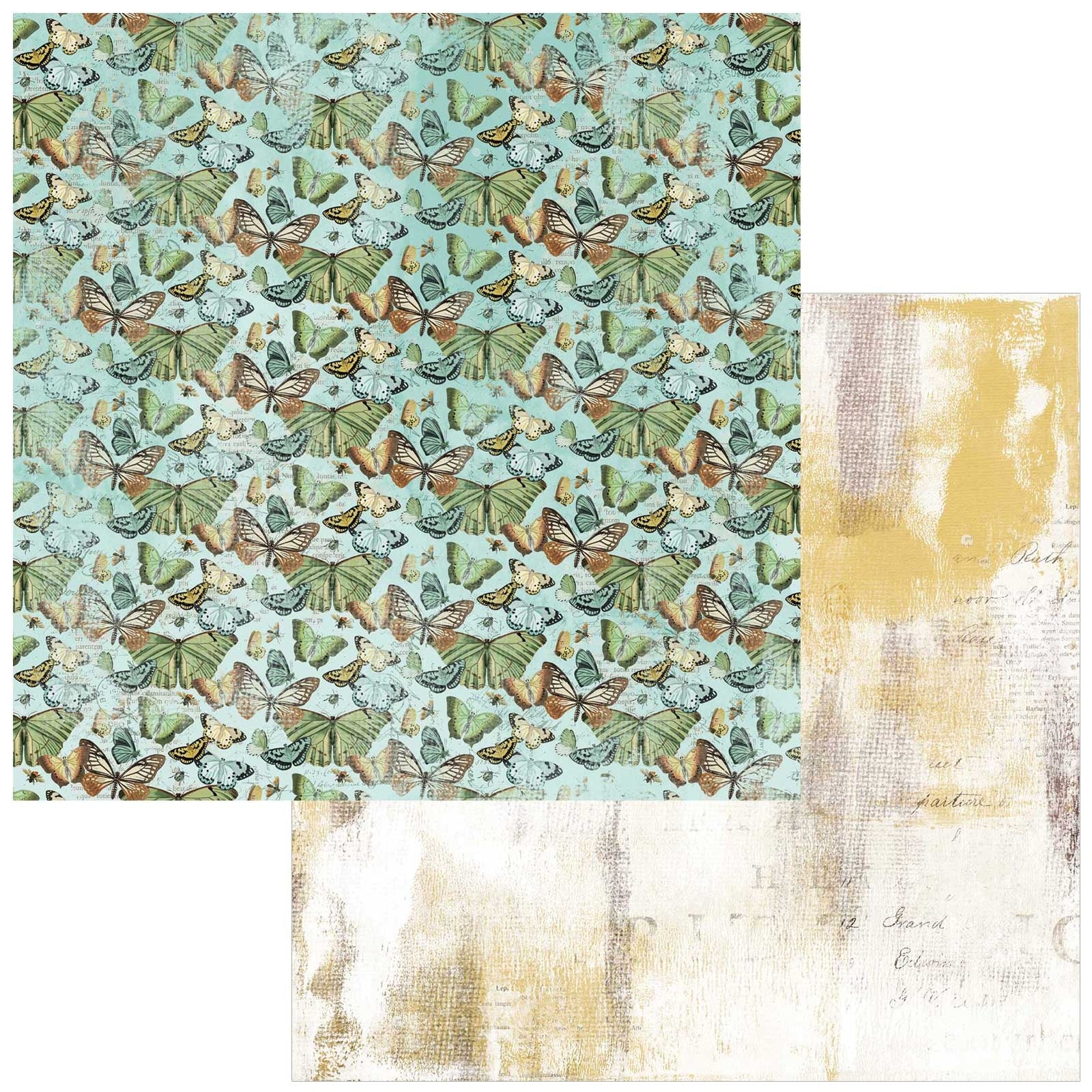 689584PR.jpg 49 and Market Vintage Artistry Nature Study SOAR 12"X12" Scrapbook Paper - Image 1