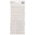 THICKERS WHERE TO NEXT Gold Foil Chipboard Letter Stickers - Image 2