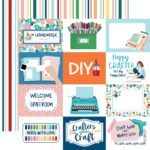 Carta Bella HAPPY CRAFTING 12"X12" Scrapbook Paper - Image 2