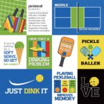 Photoplay Pickleball DILLBALL 12”X12” Scrapbook Paper - Image 2
