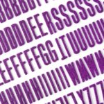 Thickers MAIN CHARACTER Glitter Foam Alphabet Stickers - Image 2