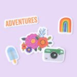 Shimelle Main Character Energy MINI PUFFY STICKERS 60pc - Image 3